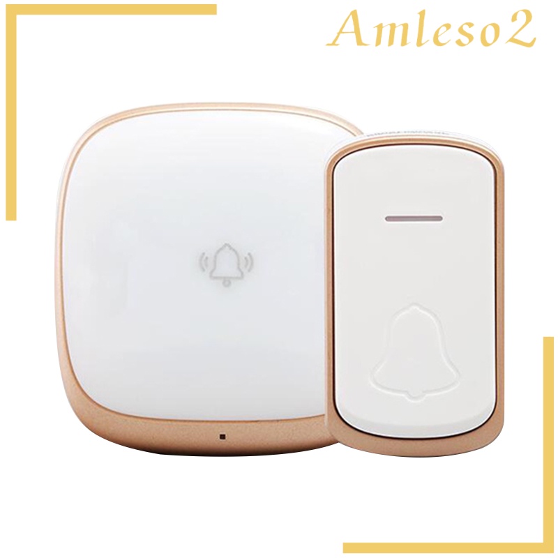 [AMLESO2]Wireless DoorBell Portable Easy Install Long Range 36 Melodies for Home