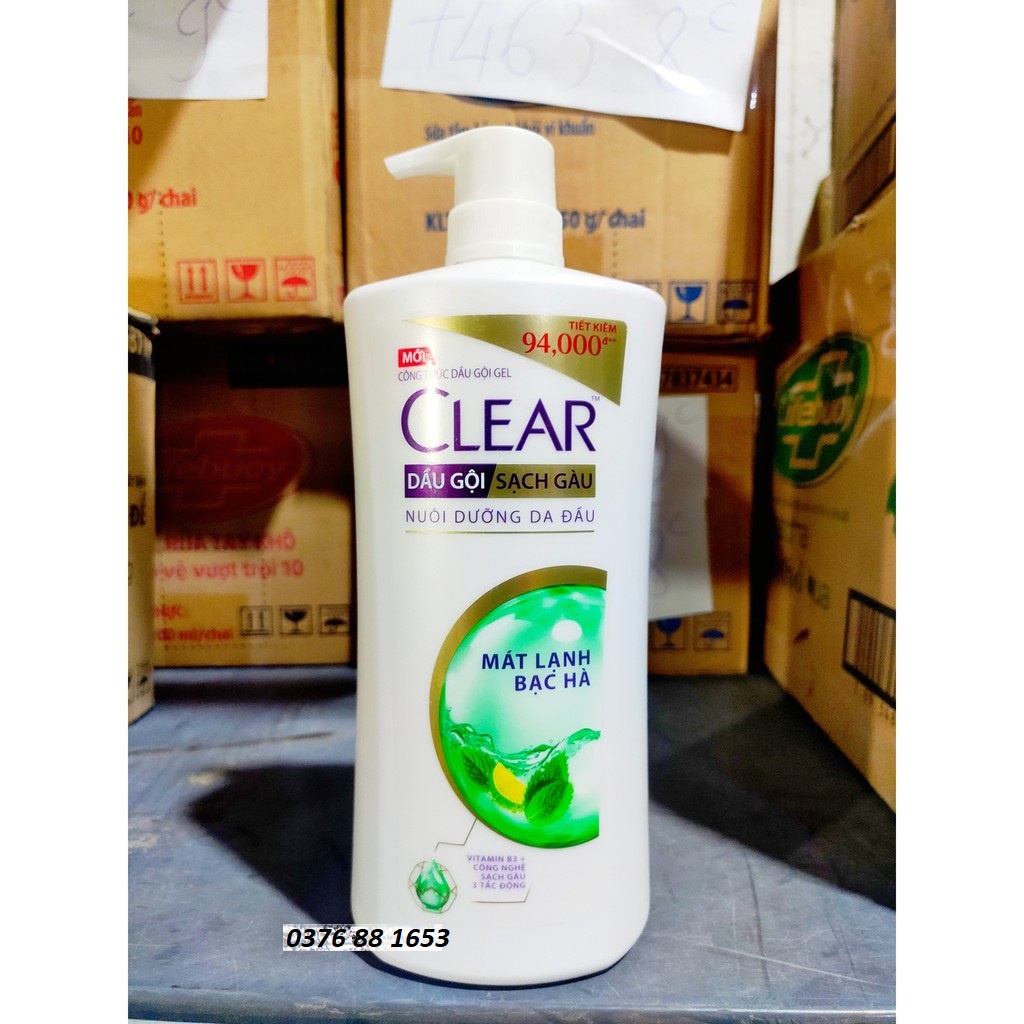 CLEAR Dầu gội Mát Lạnh Bạc Hà 900g 900 g