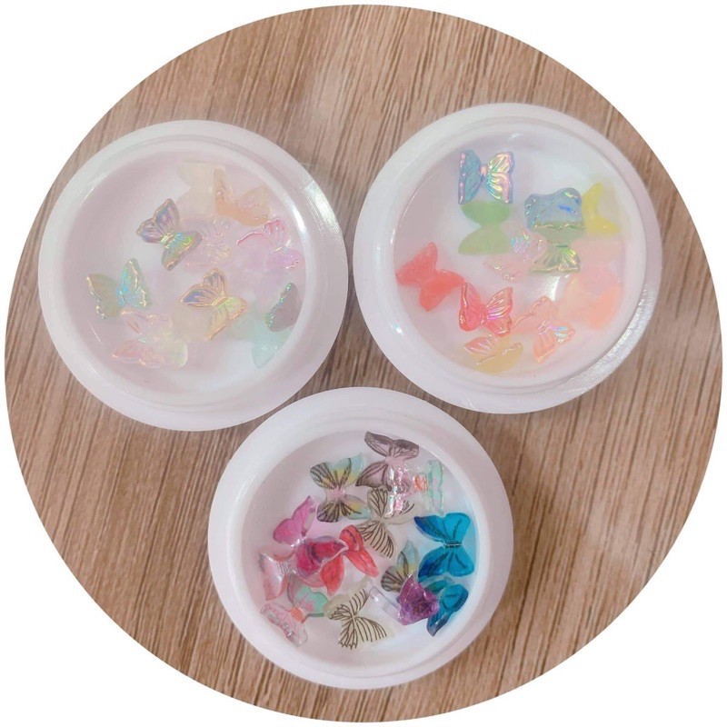 Set trang trí móng- bướm