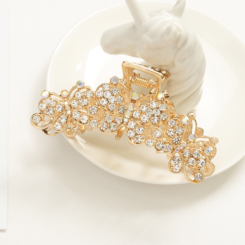 Kẹp Tóc Hình Hoa Đính Đá Phong Cách Thời Trang Hàn Quốc