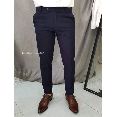 Quần tây xanh đem