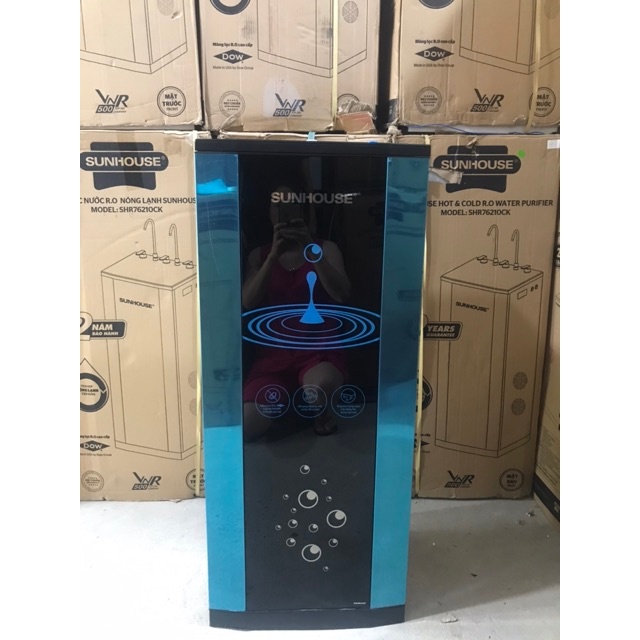 Máy Lọc Nước RO Sunhouse SHR76210CK 10 Lõi 3 chế độ nước nóng nguội lạnh - hàng trưng bày bảo hành chính hãng