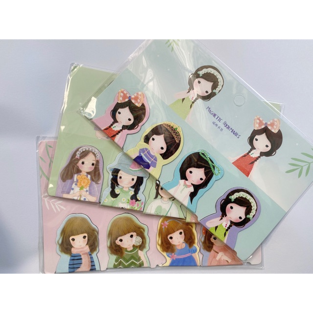 Bookmark (đánh dấu sách) nam châm (set 4 cái)