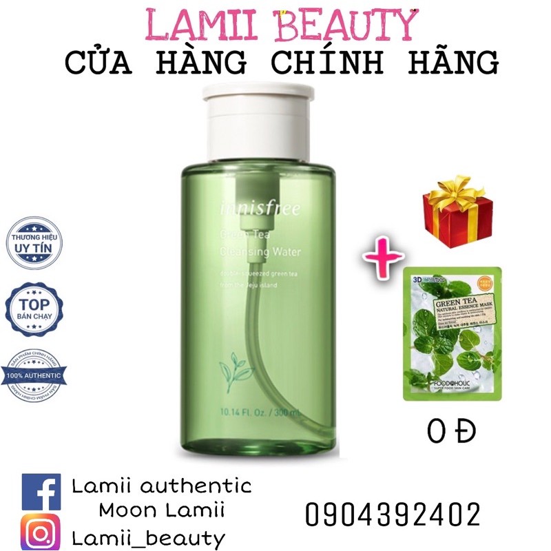 Nước Tẩy Trang Innisfree Green Tea Cleansing Water