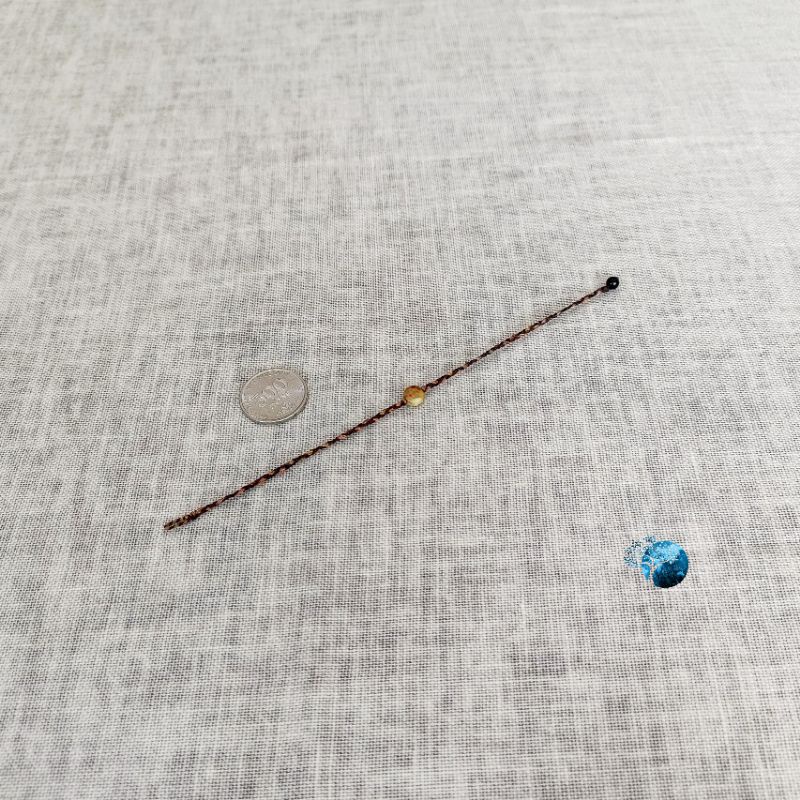 Vòng tay tết dây đá crazy lace agate chỉ ngũ sắc kim tuyến