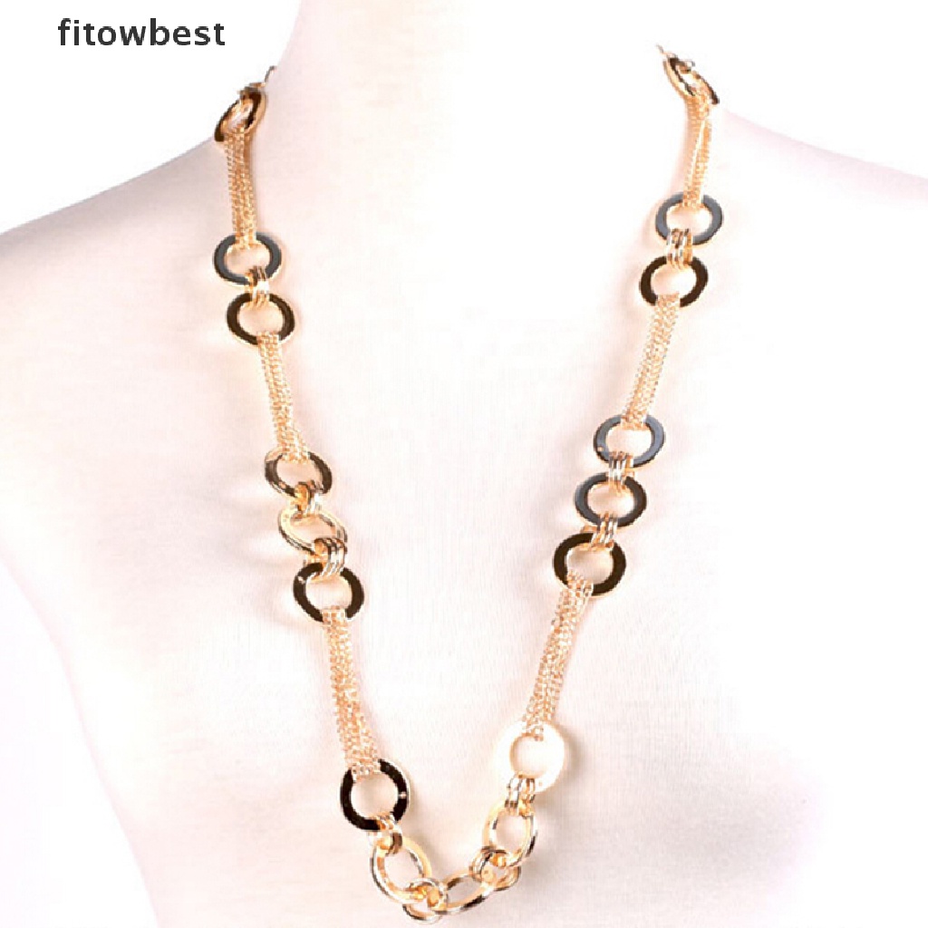 Thắt Lưng Dây Xích Bằng Kim Loại Đính Đá Pha Lê Cho Nữ