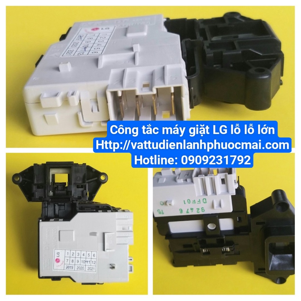 CÔNG TẮC MÁY GIẶT LG CỬA TRƯỚC LỖ LỚN PHƯỚC MÃI