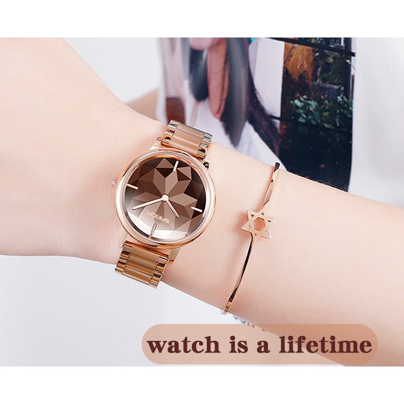 Đồng hồ nữ dây thép đặc Sanda 1019 | BigBuy360 - bigbuy360.vn