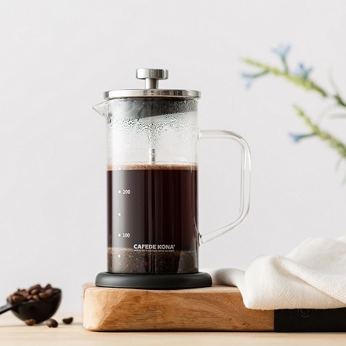 Bình French Press - Bình pha cà phê kiểu Pháp thủy tinh Cafede Kona – chính hãng