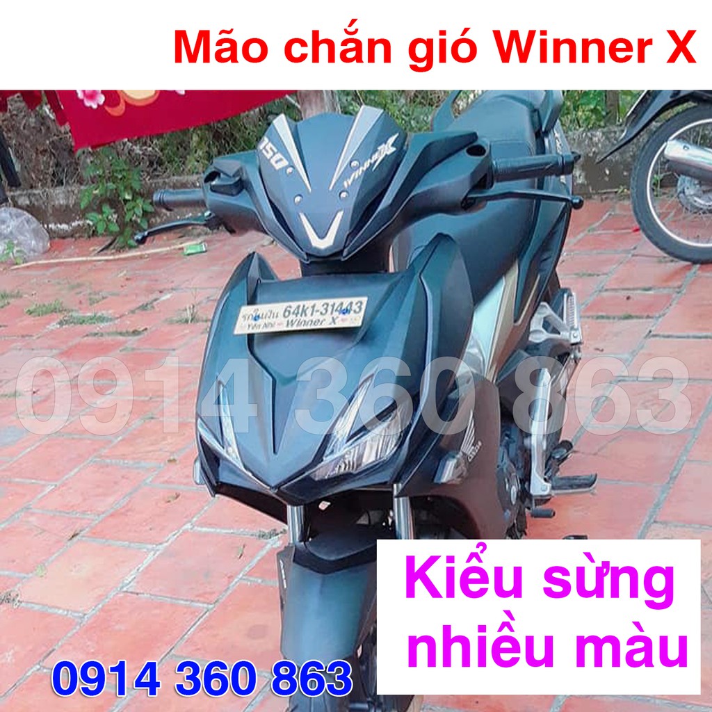 Mão chắn gió Winner x Kiểu sừng nhiều màu