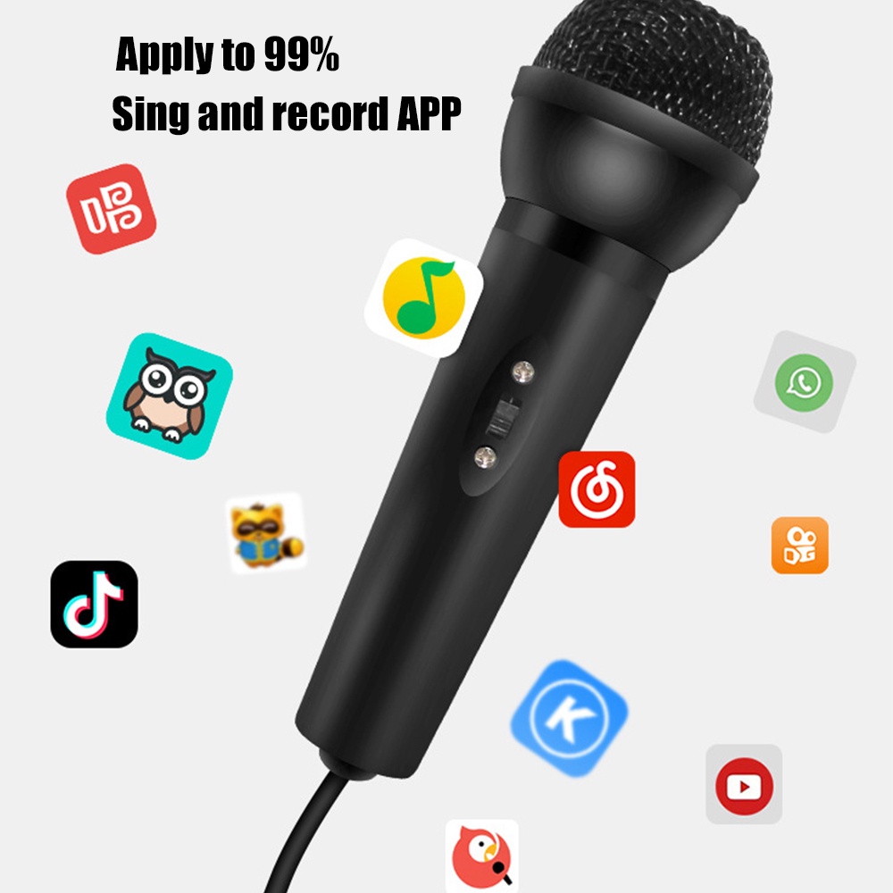 Micro Thu Âm Mini Có Dây Cho Điện Thoại PC