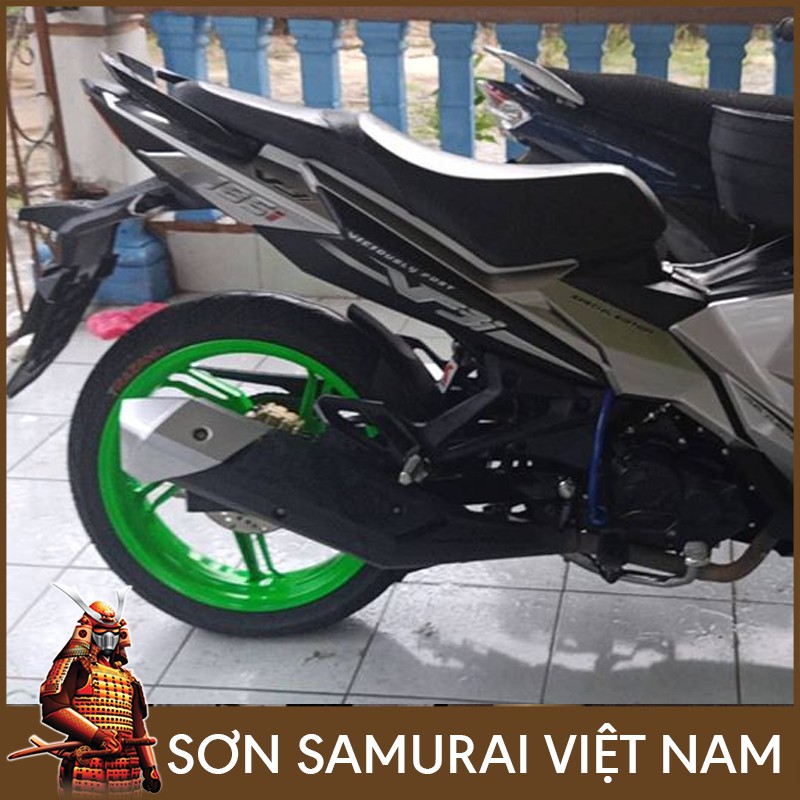 Màu Xanh Huỳnh Quang Sơn Samurai - Combo Màu Xanh 54 Sơn Xịt Samurai