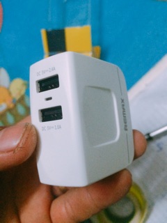 Củ sạc remax chính hãng 2 cổng