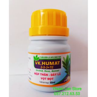 VK.HUMAT - Chế Phẩm giúp Mập Thân, Dày Lá, Vọt Đọt ( lọ 50ml )