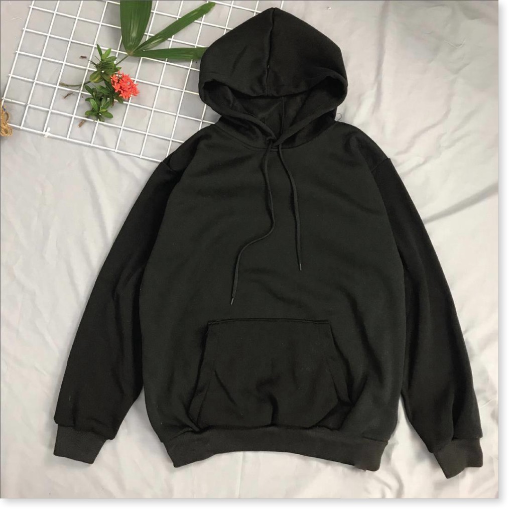 Áo Hoodies Trơn Unisex nam nữ 5 màu (vàng,đen,đỏ,xám,hồng) cực HOT