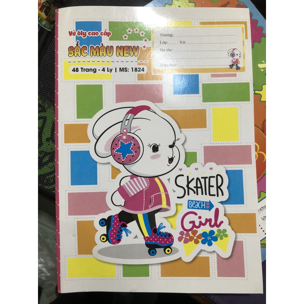 Vở 4 Ôly 48 - 80 Trang Sắc Màu Hải Tiến