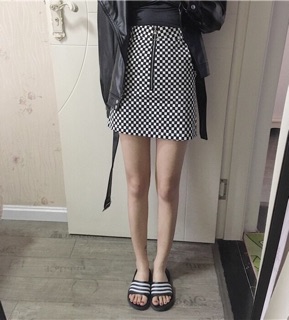 [order] chân váy caro checkerboard ảnh thật cuối