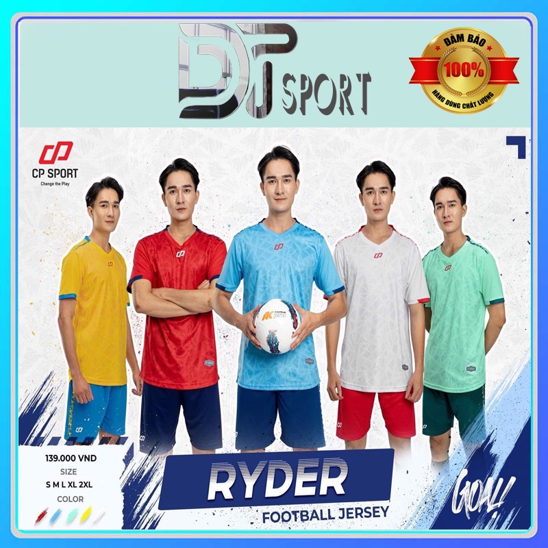 Quần Áo Bóng Đá CP SPORT Ryder Cao Cấp .Áo Đá Banh Không Logo Thầm Hút Mồ Hôi