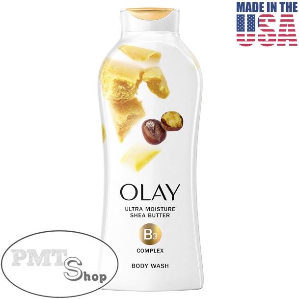 [USA] Sữa Tắm Dưỡng ẩm Olay Ultra Moisture Shea Butter 650ml bơ sữa hạt mỡ - Mỹ | BigBuy360 - bigbuy360.vn