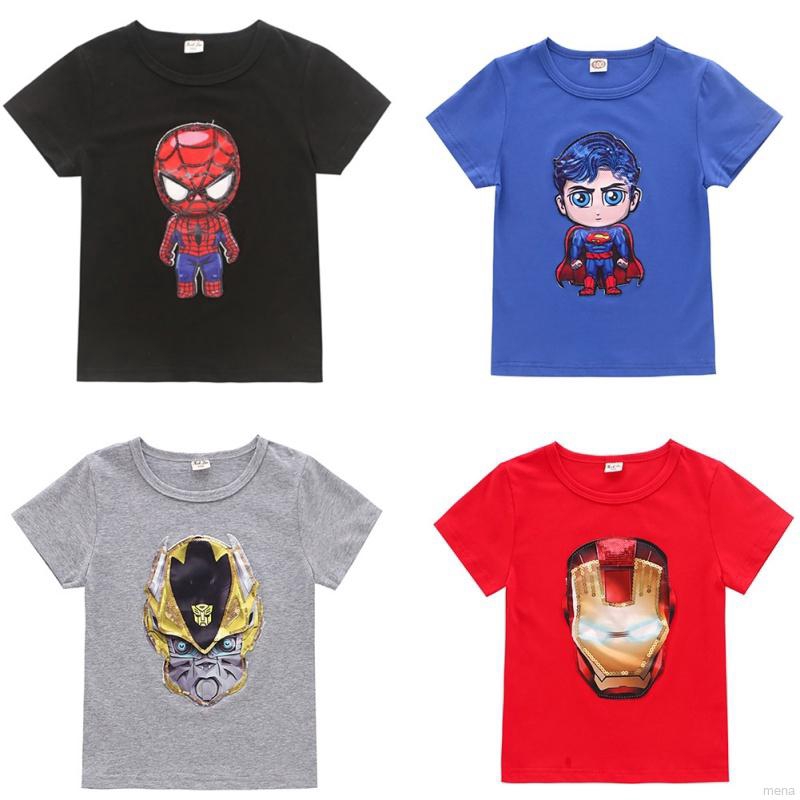 Áo thun tay ngắn in họa tiết xinh xắn cho bé