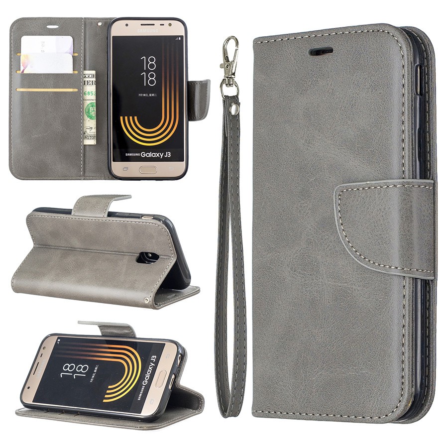 Bao nắp gập trơn màu cho điện thoại Samsung J3 Pro（2017）/J5 Pro（2017）/J7 Pro（2017） | BigBuy360 - bigbuy360.vn