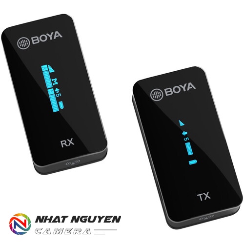 Micro BOYA XM6 S1 - Micro không dây Boya XM6S1 (1-Transmitter+ 1-Receiver) - Bảo hành 12 tháng