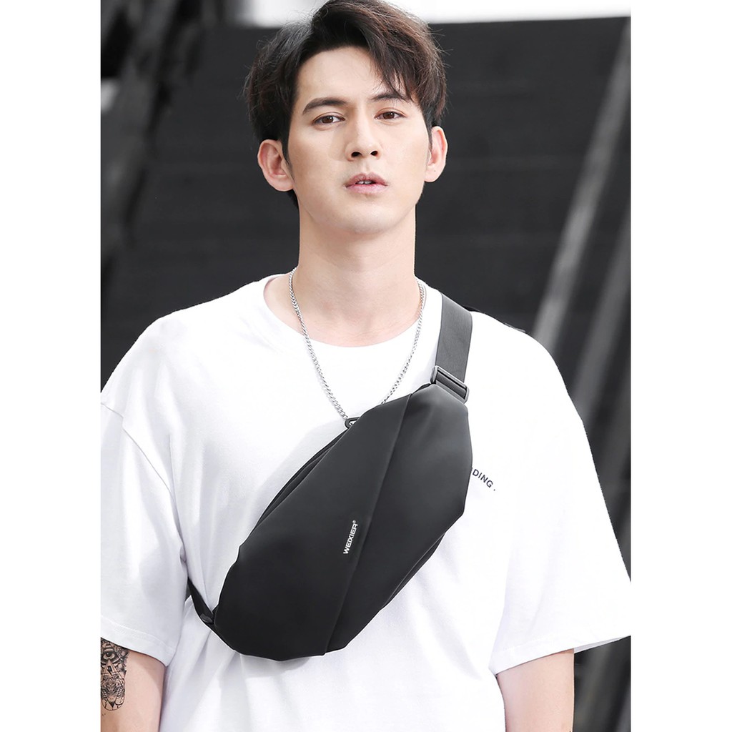 [Mã TONGMLS10 giảm 10K ] Túi đeo chéo thể thao nam cao cấp Weixier chất liệu vải Kate Ford- chống nước chống xước | BigBuy360 - bigbuy360.vn