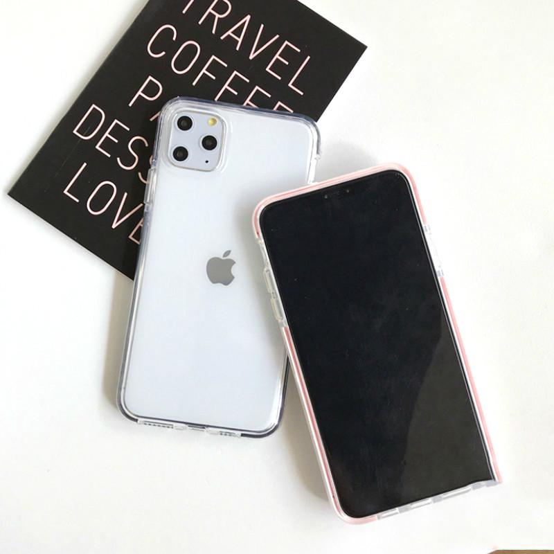 Ốp điện thoại TPU trong suốt chống sốc cao cấp cho IPhone12 11 Pro Max XR Xs Max 6s 8 7 Plus