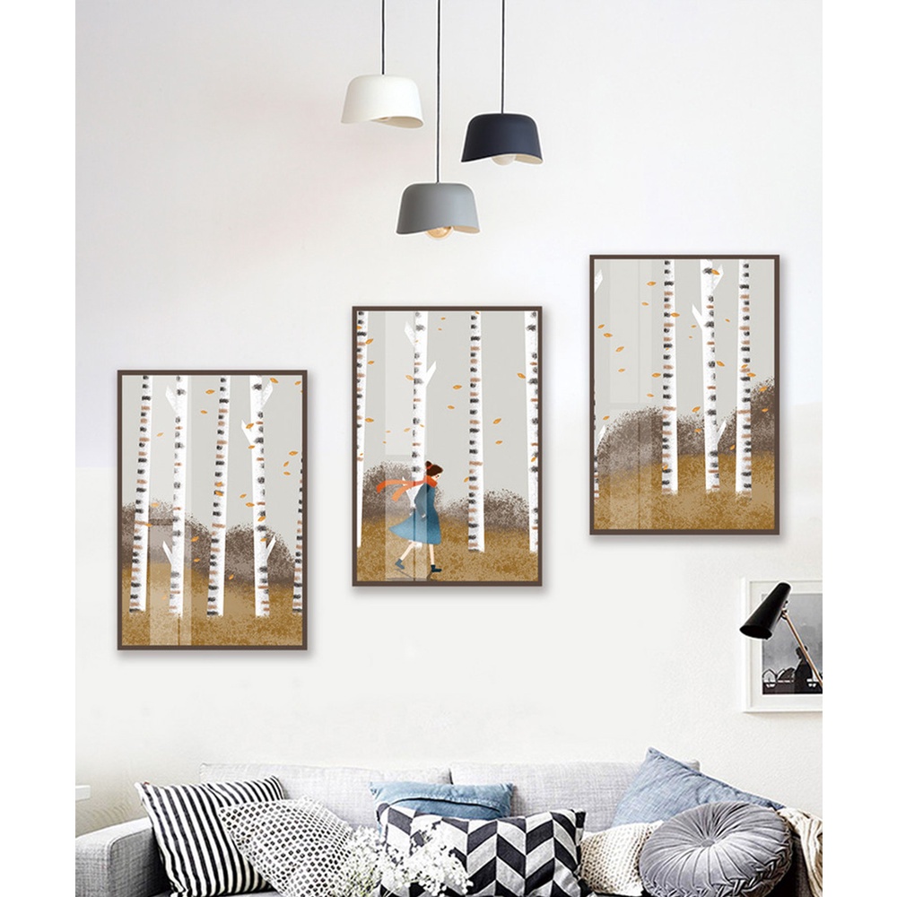 In hình ép gỗ Laminate TRANH PHONG CẢNH - Mẫu 72 (3 HCN 3x20x30, 3x30x40, 3x40x60). In ảnh theo yêu cầu