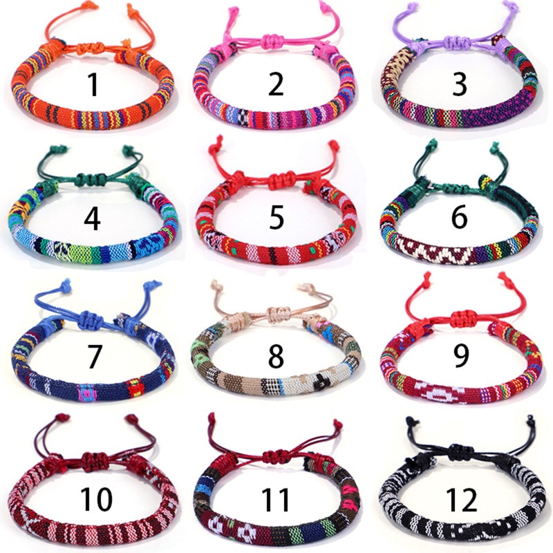 Vòng Đeo Chân Handmade Phong Cách Boho Có Thể Điều Chỉnh Kích Cỡ Dành Cho Nam Và Nữ