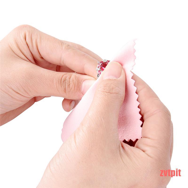 Bộ 50 khăn lau đánh bóng đồ trang sức bạc tiện dụng