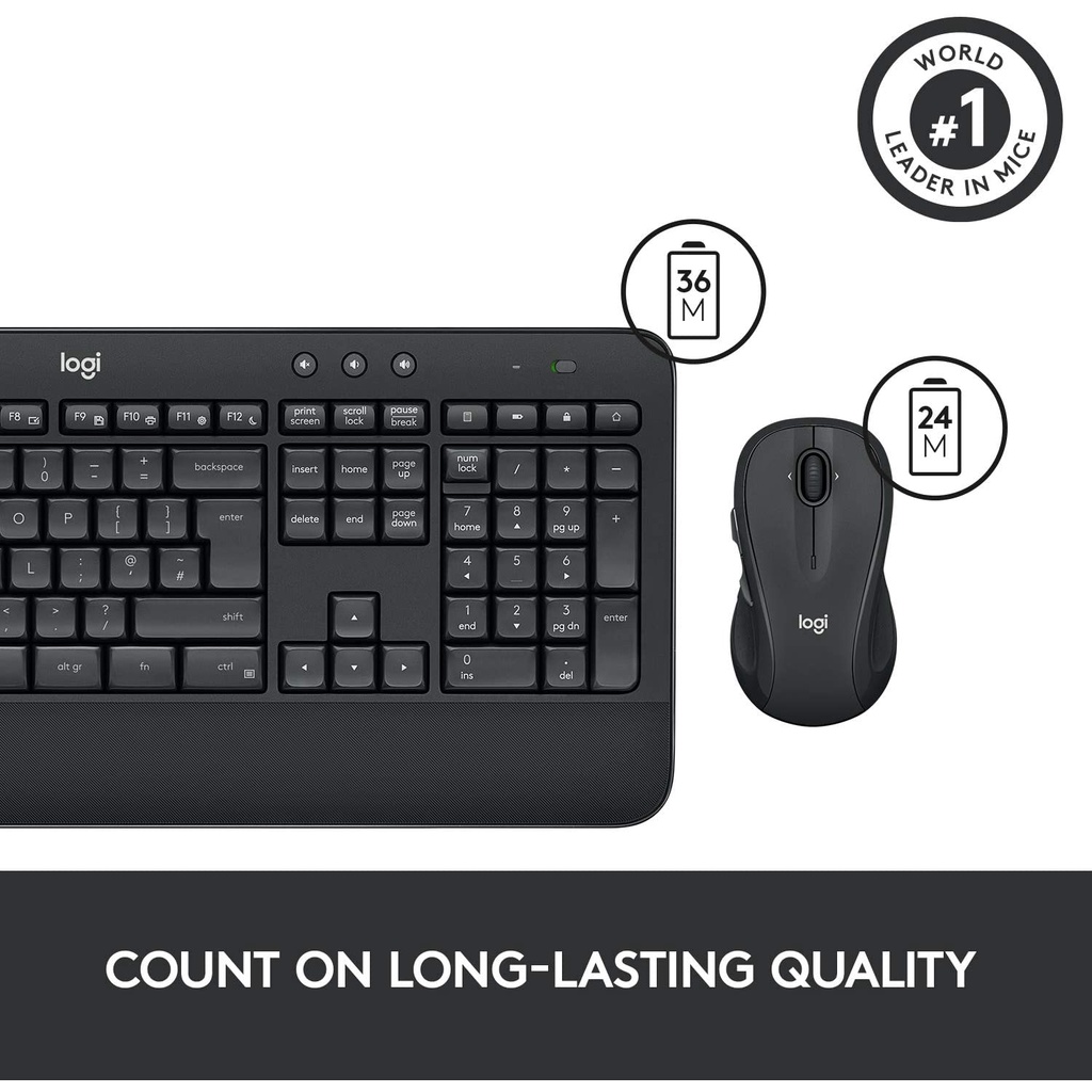 Bộ Bàn Phím Và Chuột Logitech MK545 Hàng Chính Hãng