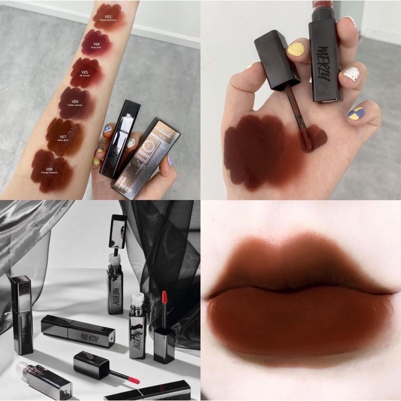 [Pre-Order] [Ver Noir] Son Kem Lì Merzy Noir in the Velvet Tint 4g