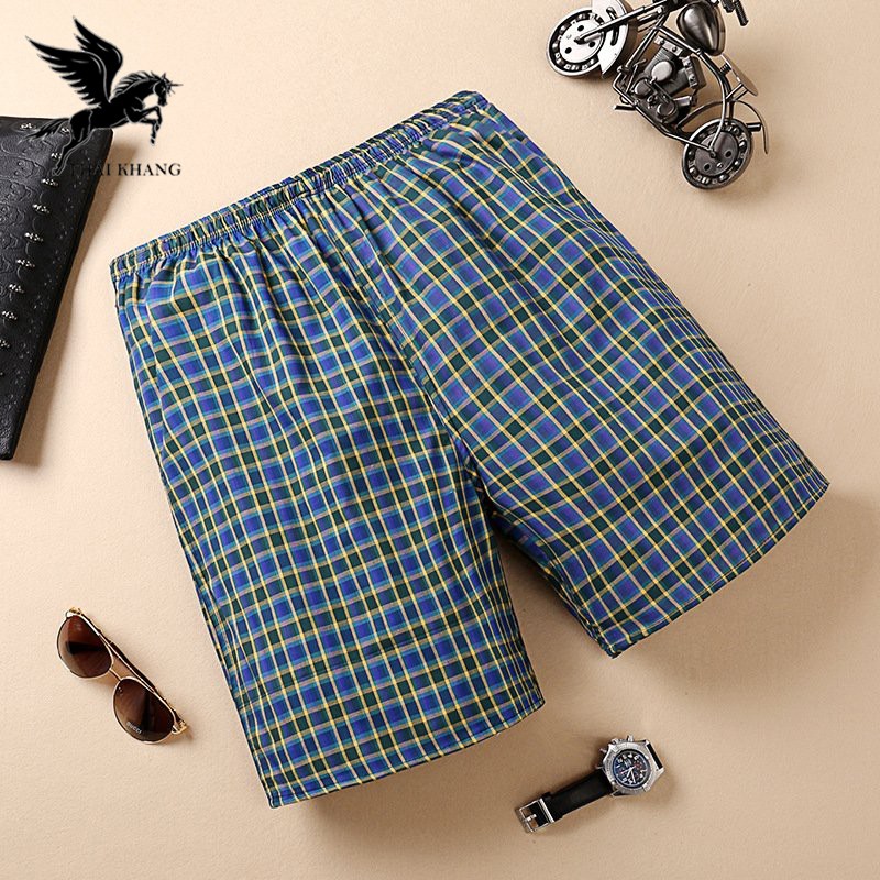 Quần đùi nam mặc ngủ vải cotton thun mềm mát nhẹ nhàng loại quần đùi nam free size 65kg | BigBuy360 - bigbuy360.vn