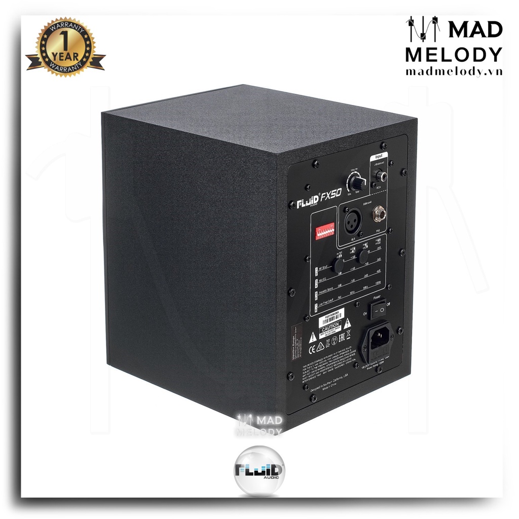 Fluid Audio F Series FX50 5-inch Coaxial Studio Monitor