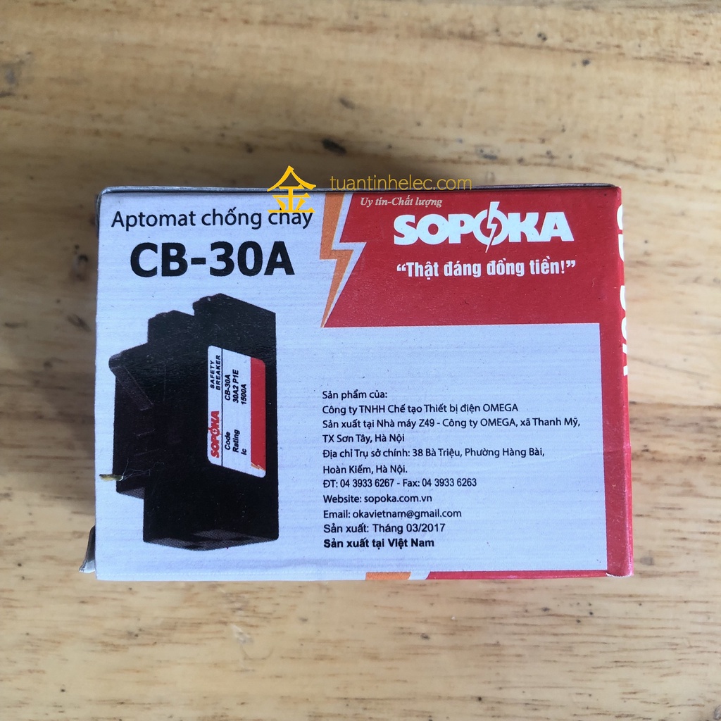 Aptomat Sopoka CB 30A-240V