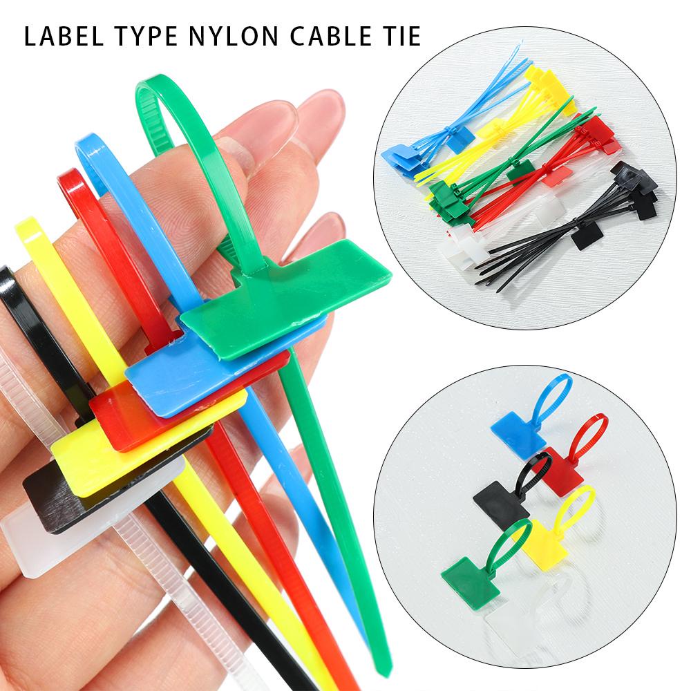 PISTA Set 100 Dây Nylon Buộc Dây Cáp 4 * 150mm