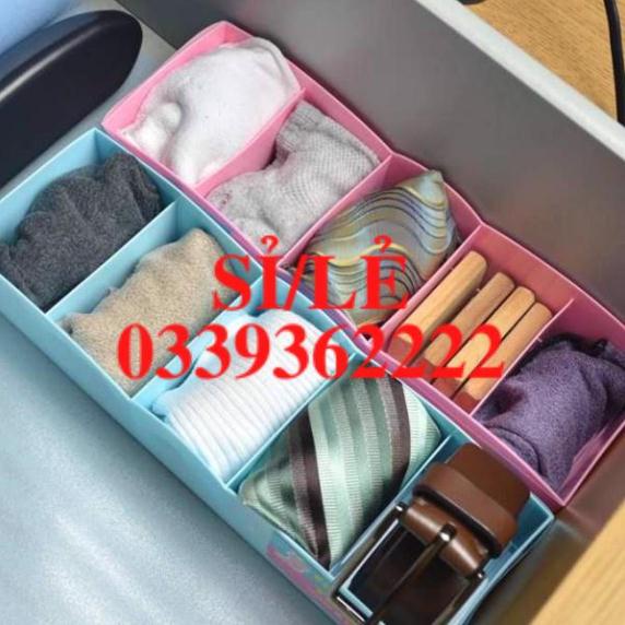 [ COCOLOVE ] Hộp đựng tất, đồ lót, phụ kiện 5 ngăn bằng nhựa  HAIANHSHOP