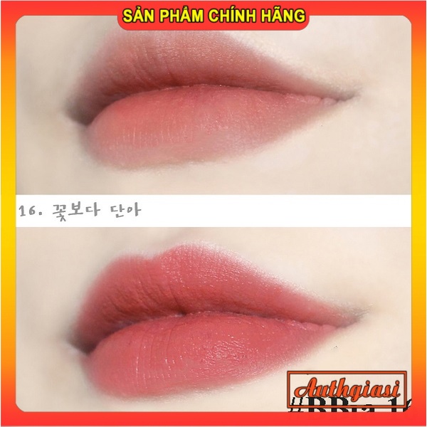 Son kem lì BBia Last Velvet Lip Tint Auth 100% mềm mịn môi lên màu siêu đẹp