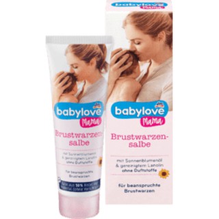 Kem chăm sóc núm vú trị nứt đầu ty Babylove Mama Brustwarzen salbe 30 ml