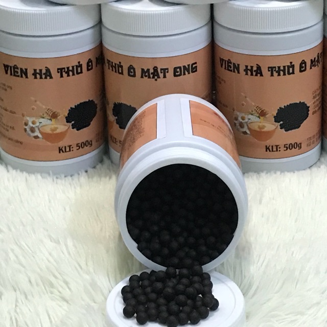 500g viên hà thủ ô mật ong đã chế đậu đen