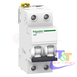 Cầu dao tự động 1Pha 2 tép MCB iK60N Schneider Acti9 6 kA