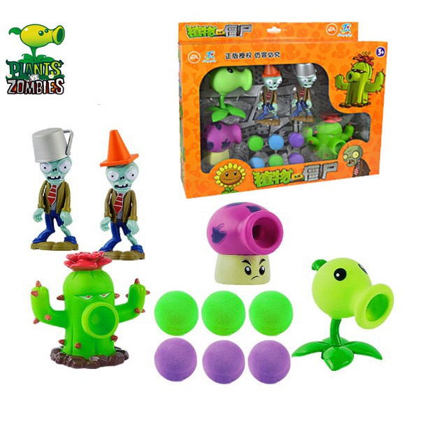 Bộ Đồ Chơi Hoa Quả Nổi Giận Plant And Zombies 11 Chi Tiết