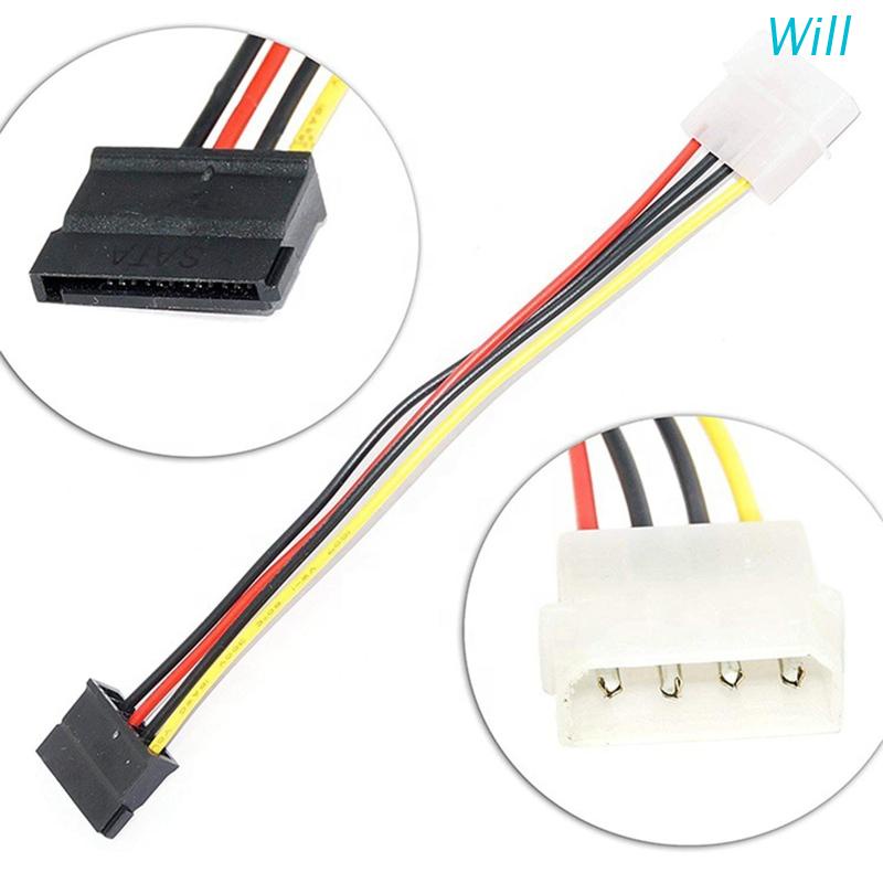 Dây Cáp Chuyển Đổi Nguồn Điện 4Pin IDE Sang Sata ATA 15Pin