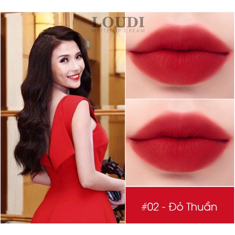 SON LOUDI KEM LÌ_ĐỎ CHERY_12 MÀU XINH