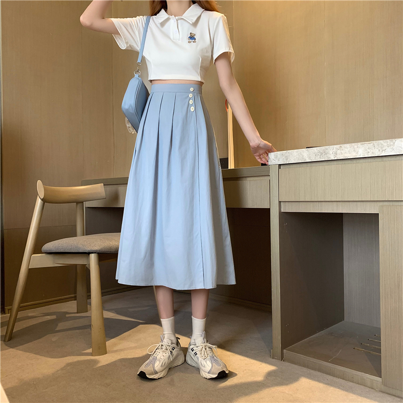 Chân Váy Chữ A Lưng Thun Co Giãn Thời Trang 42713 42713 | BigBuy360 - bigbuy360.vn