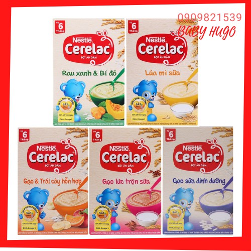 [DATE MỚI] Bột ăn dặm Nestlé Cerelac Đủ Vị Mặn Và Vị Ngọt 200g