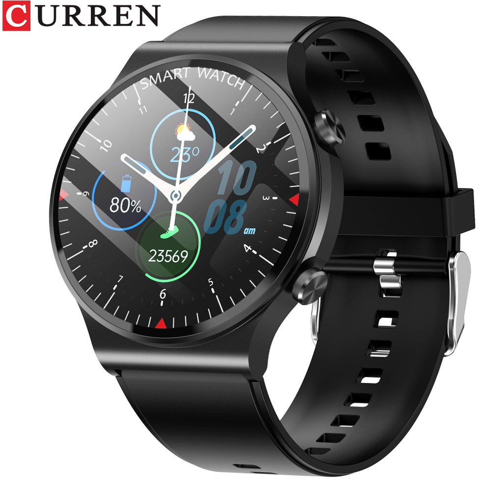 CURREN SmartWatch Full Touch Screen Sport Fitness IP67 Waterproof Bluetooth Connection For Android ios CJ1001