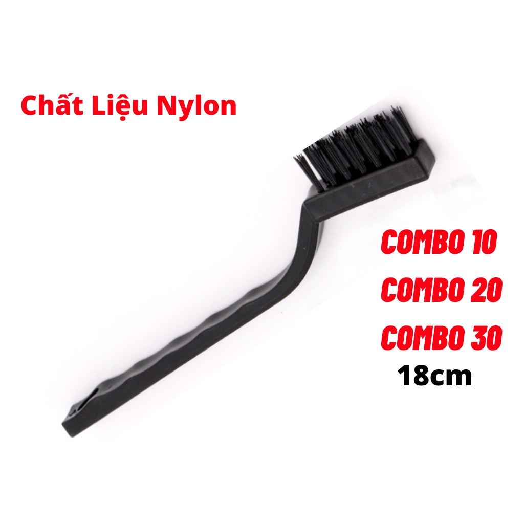 Bộ 10 20 30 Bàn Chải Thép Đánh Lốc Máy ,Bàn Chải Thép Đa Năng 18CM