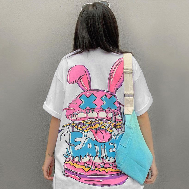 [7 Ngày đổi trả nếu không hài lòng] Áo thun tay lỡ, áo thun nữ, áo thun unisex freesize  in Eater RB TL699